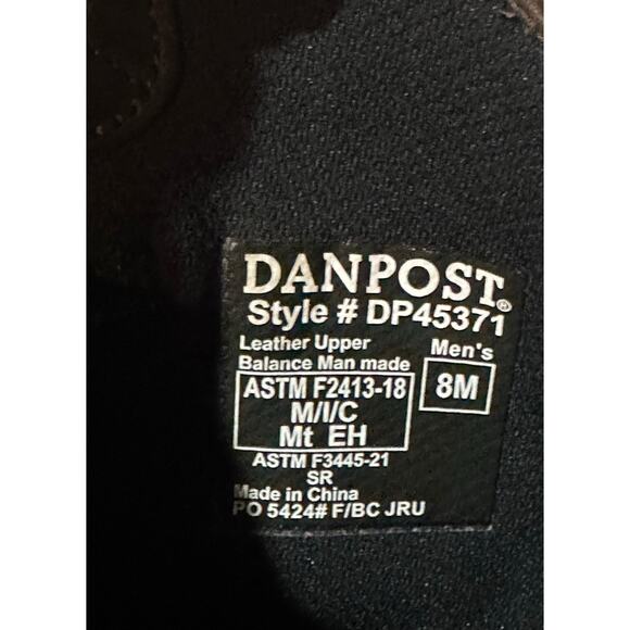 Dan Post Men's Joist-Internal Met Guard Composite Toe DP45371 Size 8 M Brown - Picture 6 of 8